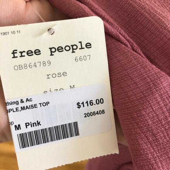 FREE PEOPLE MAISE BLOUSE WITH BUTTONS - Picture 10 of 11